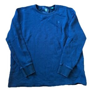 Men's G-Star Raw Black Sweatshirt Crewneck Size XXL